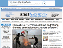 Tablet Screenshot of israel-nachrichten.org